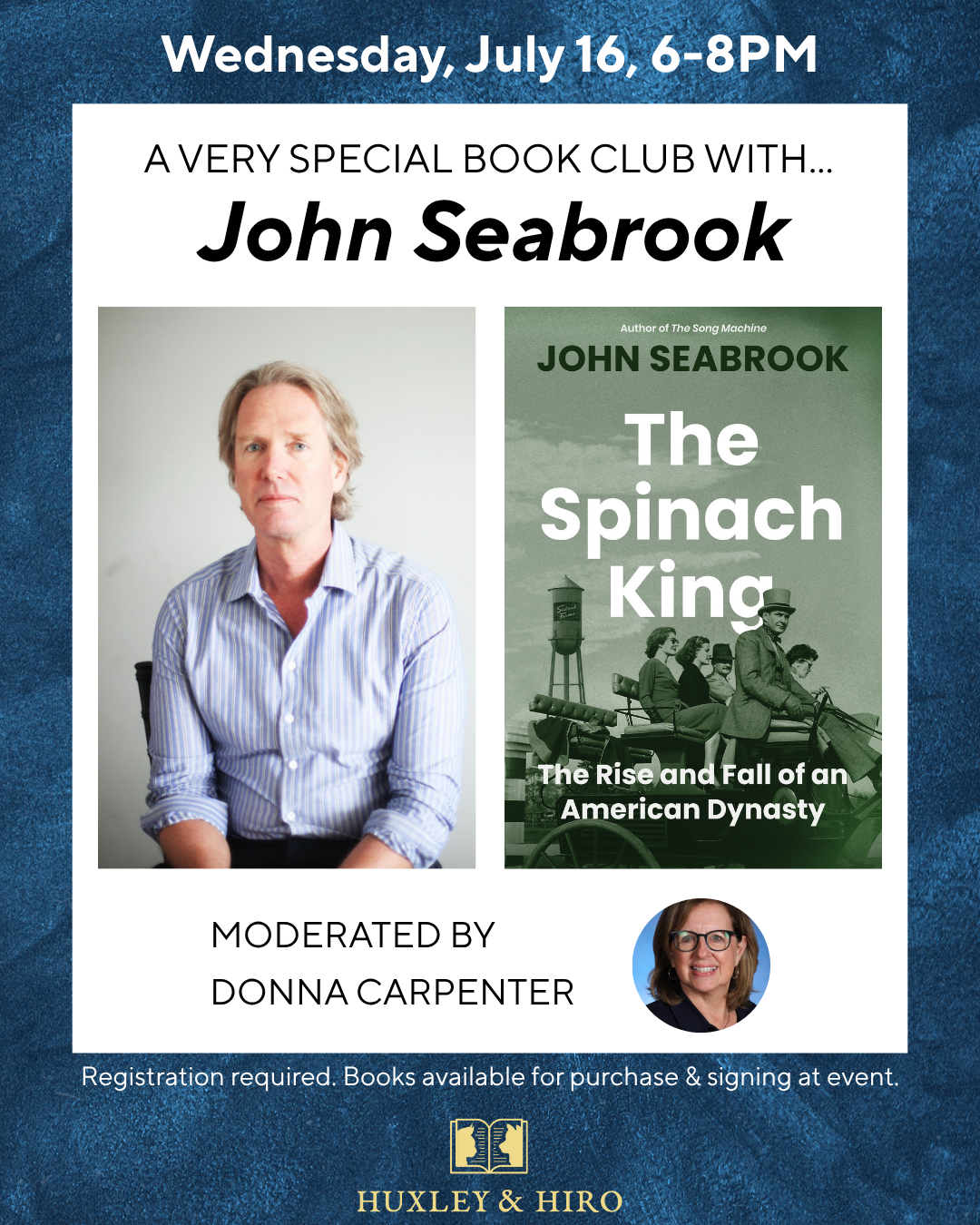 John Seabrook Author Talk Socials