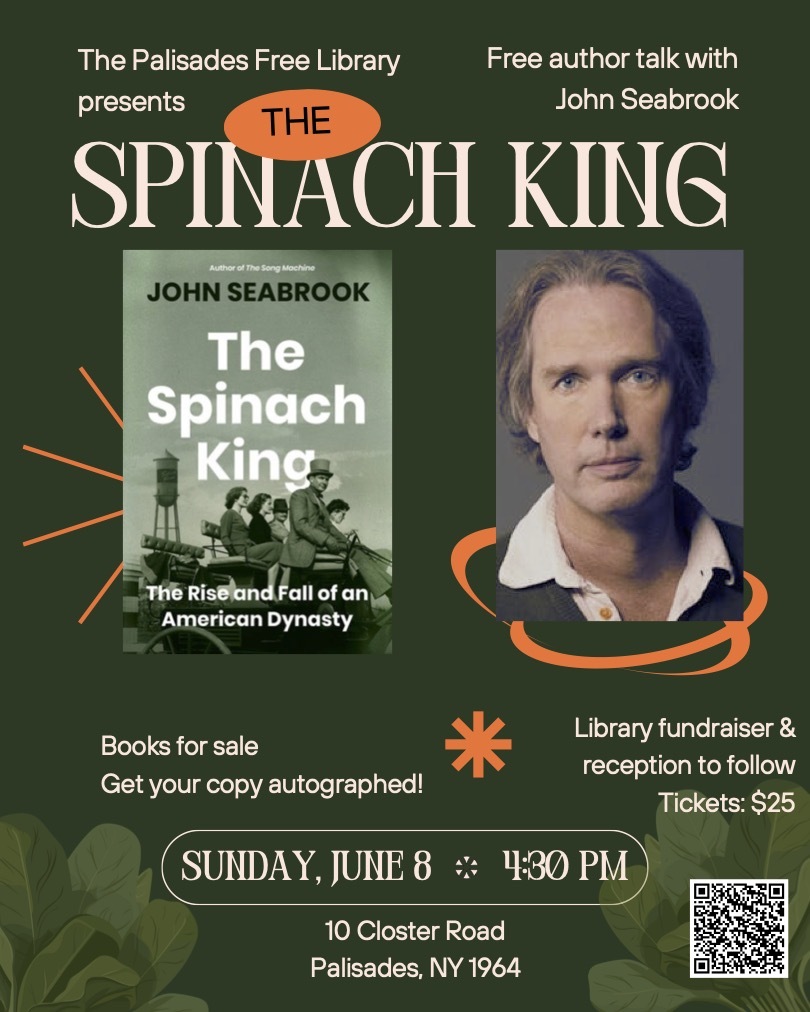 John Seabrook Palisades Library